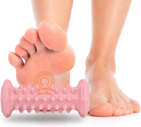 Darrahopens Health & Beauty > Massage & Relaxation > Massagers Plantar Fasciitis Relief,Foot Roller,Foot Massager Roller for Deep Tissue Muscle Massage,Portable Reflexology Tool-Pink
