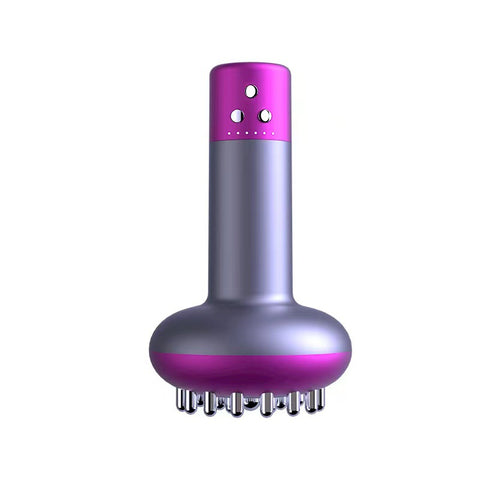 Darrahopens Health & Beauty > Massage & Relaxation > Massagers Purple Electric Meridian Brush Massager - 6-in-1 Handheld Device with Vibration, Microcurrent, and Heat Therapy