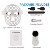 Darrahopens Health & Beauty > Massage & Relaxation > Massagers Red Light Therapy for Face, 850nm NIR LED Mask for Daily Beauty Routine 8 Modes Light Therapy Mask, 51 LED Cores with Timer & Brightness Adjustment Functions In Australia - Darrahopens