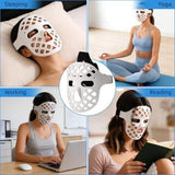 Darrahopens Health & Beauty > Massage & Relaxation > Massagers Red Light Therapy for Face, 850nm NIR LED Mask for Daily Beauty Routine 8 Modes Light Therapy Mask, 51 LED Cores with Timer & Brightness Adjustment Functions In Australia - Darrahopens