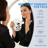 Darrahopens Health & Beauty > Massage & Relaxation > Massagers Red Light Therapy for Face, 850nm NIR LED Mask for Daily Beauty Routine 8 Modes Light Therapy Mask, 51 LED Cores with Timer & Brightness Adjustment Functions In Australia - Darrahopens