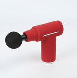 Darrahopens Health & Beauty > Massage & Relaxation > Massagers Red Lightweight Mini Hot Cold Massage Gun with 6 Heads - 6 Intensity Dual Thermal Therapy Muscle Reliever for Portable Body Recovery