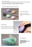 Darrahopens Health & Beauty > Massage & Relaxation > Massagers Scalp Massage Shampoo Brush-Apricot