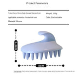 Darrahopens Health & Beauty > Massage & Relaxation > Massagers Scalp Massage Shampoo Brush-Apricot