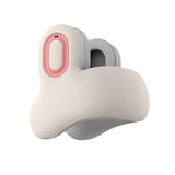 Darrahopens Health & Beauty > Massage & Relaxation > Massagers Smart 4-in-1 Travel Neck Pillow with ANC Headphones - Heated Vibration Massage & Bluetooth Audio - Memory Foam Support for Planes & Home - Beige