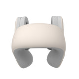Darrahopens Health & Beauty > Massage & Relaxation > Massagers Smart 4-in-1 Travel Neck Pillow with ANC Headphones - Heated Vibration Massage & Bluetooth Audio - Memory Foam Support for Planes & Home - Beige