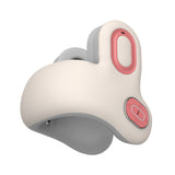 Darrahopens Health & Beauty > Massage & Relaxation > Massagers Smart 4-in-1 Travel Neck Pillow with ANC Headphones - Heated Vibration Massage & Bluetooth Audio - Memory Foam Support for Planes & Home - Beige