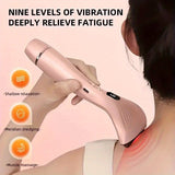 Darrahopens Health & Beauty > Massage & Relaxation > Massagers USB Electric Gua Sha Massager, Electric Massager, Heated Vibration Gua Sha Board, Suitable for Neck, Shoulder, and Back Massage Tools, Ideal for Beauty/Daily Relaxation, Home Personal Care Tool（WHITE）