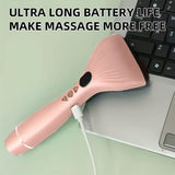 Darrahopens Health & Beauty > Massage & Relaxation > Massagers USB Electric Gua Sha Massager, Electric Massager, Heated Vibration Gua Sha Board, Suitable for Neck, Shoulder, and Back Massage Tools, Ideal for Beauty/Daily Relaxation, Home Personal Care Tool（WHITE）