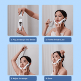 Darrahopens Health & Beauty > Massage & Relaxation > Massagers V-Face Shaping Massager Electric 9 Mode Lifting Reduce Slimming Double Chin
