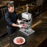 Darrahopens Health & Beauty > Massage & Relaxation > Massagers VEVOR Manual Sausage Stuffer, 22 LBS / 10 L Vertical Meat Stuffer, Dual-Speed Sausage Casing Meat Filling Machine, Stainless Steel Heavy Duty Filler with 5 Stuffing Tubes, for Commercial & Home Use