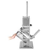 Darrahopens Health & Beauty > Massage & Relaxation > Massagers VEVOR Manual Sausage Stuffer, 22 LBS / 10 L Vertical Meat Stuffer, Dual-Speed Sausage Casing Meat Filling Machine, Stainless Steel Heavy Duty Filler with 5 Stuffing Tubes, for Commercial & Home Use