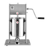 Darrahopens Health & Beauty > Massage & Relaxation > Massagers VEVOR Manual Sausage Stuffer, 22 LBS / 10 L Vertical Meat Stuffer, Dual-Speed Sausage Casing Meat Filling Machine, Stainless Steel Heavy Duty Filler with 5 Stuffing Tubes, for Commercial & Home Use