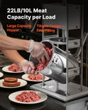 Darrahopens Health & Beauty > Massage & Relaxation > Massagers VEVOR Manual Sausage Stuffer, 22 LBS / 10 L Vertical Meat Stuffer, Dual-Speed Sausage Casing Meat Filling Machine, Stainless Steel Heavy Duty Filler with 5 Stuffing Tubes, for Commercial & Home Use