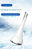 Darrahopens Health & Beauty > Massage & Relaxation > Massagers White Flat-Surface Ice  Cold Therapy Facial Tool - Mini Ice Hammer Cryo Stick for Pore Shrinking Skin Soothing Sunburn Relief - Reusable ABS+PC Cooling Massager