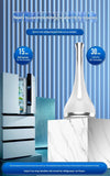 Darrahopens Health & Beauty > Massage & Relaxation > Massagers White Flat-Surface Ice  Cold Therapy Facial Tool - Mini Ice Hammer Cryo Stick for Pore Shrinking Skin Soothing Sunburn Relief - Reusable ABS+PC Cooling Massager