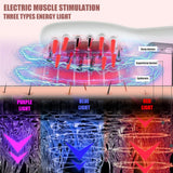 Darrahopens Health & Beauty > Massage & Relaxation > Massagers White Porrtable EMS Vibration Scalp Massager & Hair Growth Comb - Tri-Color LED Therapy, 8 Gentle Comb Teeth | 6 EMS Teeth | 6 Essence-Dispensing Teeth for Even Application & Hair Rescue