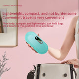 Darrahopens Health & Beauty > Massage & Relaxation > Massagers White Portable USB Rechargeable Graphene Heating Waist Belt with Gift Box - 4 Modes Vibrating Abdominal Massager & 3 Levels Large Area Heating Therapy Pad for Women
