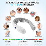 Darrahopens Health & Beauty > Massage & Relaxation > Massagers Wireless Neck Massager with Heat & 10 Modes: Electric Pulse Pain Relief for Australian Office Workers & Active Adults