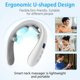 Darrahopens Health & Beauty > Massage & Relaxation > Massagers Wireless Neck Massager with Heat & 10 Modes: Electric Pulse Pain Relief for Australian Office Workers & Active Adults