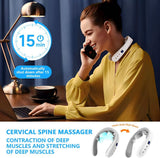 Darrahopens Health & Beauty > Massage & Relaxation > Massagers Wireless Neck Massager with Heat & 10 Modes: Electric Pulse Pain Relief for Australian Office Workers & Active Adults