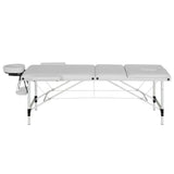 Darrahopens Health & Beauty > Massage Zenses Massage Table 3 Fold Aluminium 65CM Width Portable Therapy Beauty Bed
