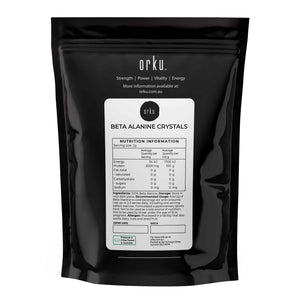 Darrahopens Health & Beauty > Nutrition & Supplements Orku 1Kg Beta Alanine Crystals - Pre Workout Lactic Acid Buffer Supplement