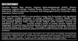 Darrahopens Health & Beauty > Nutrition & Supplements SPIKE Pre Workout Extreme Focus Energy Fuel 30 Serves Gym Caffeine Pumps Supps