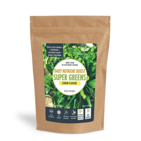 Darrahopens Health & Beauty > Nutrition & Supplements Super Greens Powder ‚Äì Energising Superfood Blend - Nutrients  and Vitamins of 20 Greens