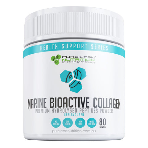 Darrahopens Health & Beauty > Nutrition & Supplements > Vitamins & Supplements Marine Collagen Bioactive Peptides Powder Beauty Glow for Skin Nails