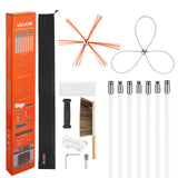 Darrahopens Health & Beauty > Nutrition & Supplements > Vitamins & Supplements VEVOR Chimney Sweep Kit, 7m Maximum Extendable Length Chimney Brush, Chimney Cleaner Sweeper with Dual Brush Heads, Brush & Goggles, Fireplace Cleaning Tool for Square, Rectangle, Arch Chimneys