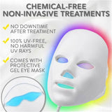 Darrahopens Health & Beauty > Personal Care 7-Color LED Light Photon Face Mask Neck Rejuvenation Skin Facial Wrinkle Therapy