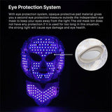 Darrahopens Health & Beauty > Personal Care 7-Color LED Light Photon Face Mask Neck Rejuvenation Skin Facial Wrinkle Therapy