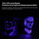 Darrahopens Health & Beauty > Personal Care 7-Color LED Light Photon Face Mask Neck Rejuvenation Skin Facial Wrinkle Therapy