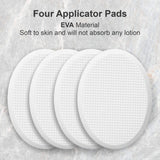 Darrahopens Health & Beauty > Personal Care > Back Care Long Handle Bath Gentle Body Scrubber Set - Non-Slip Grip Back Brush with 4 EVA Exfoliating Sponge Heads
