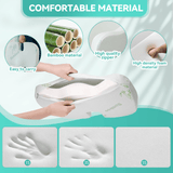 Darrahopens Health & Beauty > Personal Care > Back Care Memory Foam Lumbar Back Support Cushion Seat Set