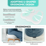 Darrahopens Health & Beauty > Personal Care > Back Care Memory Foam Lumbar Back Support Cushion Seat Set