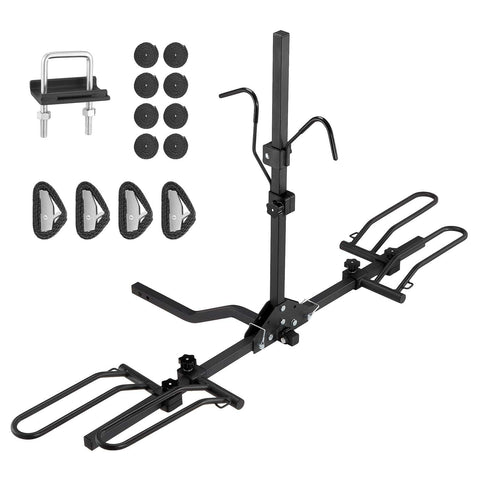 Darrahopens Health & Beauty > Personal Care > Back Care VEVOR 2-Bike Rack Hitch Mount Folding Carrier Car Truck SUV 1.25