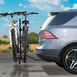 Darrahopens Health & Beauty > Personal Care > Back Care VEVOR 2-Bike Rack Hitch Mount Folding Carrier Car Truck SUV 1.25