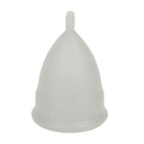 Darrahopens Health & Beauty > Personal Care > Feminine Sanitary Supplies 2PCS Reusable Medical Grade Silicone Menstrual Cup(L Size) & 2PCS Matching Sterilizer Box - Microwave Safe Disinfector Case, Heat Resistant 130°C (White Set)