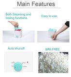 Darrahopens Health & Beauty > Personal Care > Feminine Sanitary Supplies Orange Portable 2-in-1 High-Temperature Steam & Boiling Sterilizer for Silicone Period Cups - Automatic One-Button Sanitizer Hygiene Device