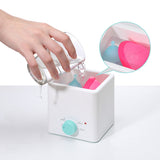 Darrahopens Health & Beauty > Personal Care > Feminine Sanitary Supplies Orange Portable 2-in-1 High-Temperature Steam & Boiling Sterilizer for Silicone Period Cups - Automatic One-Button Sanitizer Hygiene Device