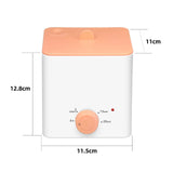 Darrahopens Health & Beauty > Personal Care > Feminine Sanitary Supplies Orange Portable 2-in-1 High-Temperature Steam & Boiling Sterilizer for Silicone Period Cups - Automatic One-Button Sanitizer Hygiene Device