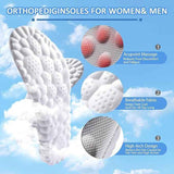 Darrahopens Health & Beauty > Personal Care > Foot Care 3 Pairs Black 4D Cloud Insoles for Men and Women Insoles Super Soft Anti-Fatigue, Shock Absorption, Relieve Foot Pain  (AU 6–7 )