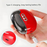 Darrahopens Health & Beauty > Personal Care > Foot Care 4-in-1 Electric Nail Care Device - Clipper, Grinder, Polisher & UV Sterilizer with Multiple Modes(red)