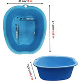 Darrahopens Health & Beauty > Personal Care > Foot Care Foot Bath Basin Large Thickened Solid Plastic Foot Soaking Tub Therapy Detox Relaxation Black