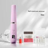 Darrahopens Health & Beauty > Personal Care > Foot Care Portable Electric Nail Drill Machine Kit - 18000 RPM, 5-Speed, USB-C Rechargeable with LED Display(purple)