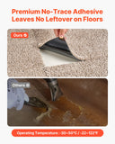 Darrahopens Health & Beauty > Personal Care > Foot Care VEVOR Carpet Tiles 457x457 mm, 10 Pack Carpet Square Rug Detachable & Damage-free, Self Adhesive Home Floor Soft Plush Padded for 2.1㎡ Coverage, Easy DIY for Living Room & Bedroom, Light Brown