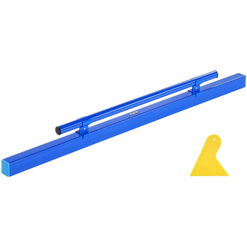 Darrahopens Health & Beauty > Personal Care > Foot Care VEVOR Concrete Screed, 120.5 cm Screed with Level Vial, Easy Cleanup & End Cap Design, Aluminum Lightweight & Reversable Handle for Leveling Floors, Small-Scale Construction and Home Renovation