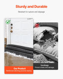 Darrahopens Health & Beauty > Personal Care > Foot Care VEVOR Flood Barrier, 10 Pack, 1530 x 210 mm Flood Bags with Bucket, Reusable Water Absorbent Barrier Activated by Water, Sandless Sandbags Blockage, Flooding Prevention Bags for Basement, Garage, Doorway